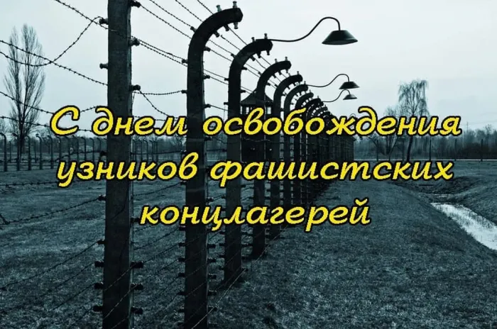 Картинки с Международным днем освобождения узников фашистских концлагерей (40 открыток). Картинки с надписями