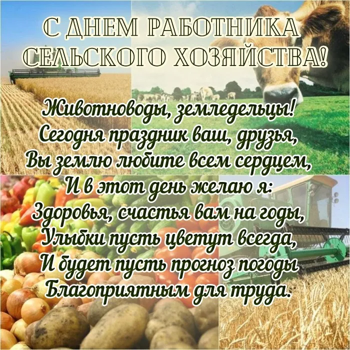 Картинки и открытки с Днем работника сельского хозяйства. Картинки с надписями на День работников сельского хозяйства и перерабатывающей промышленности