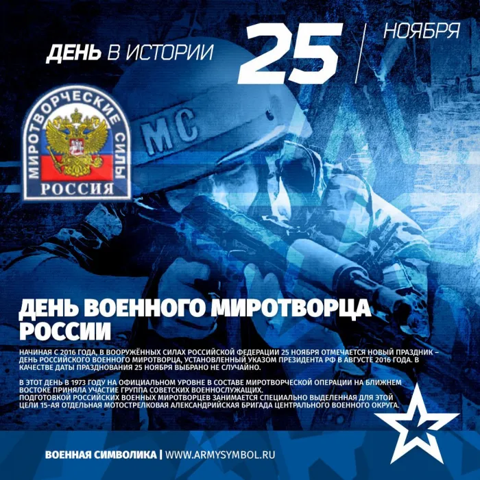 День российского военного миротворца