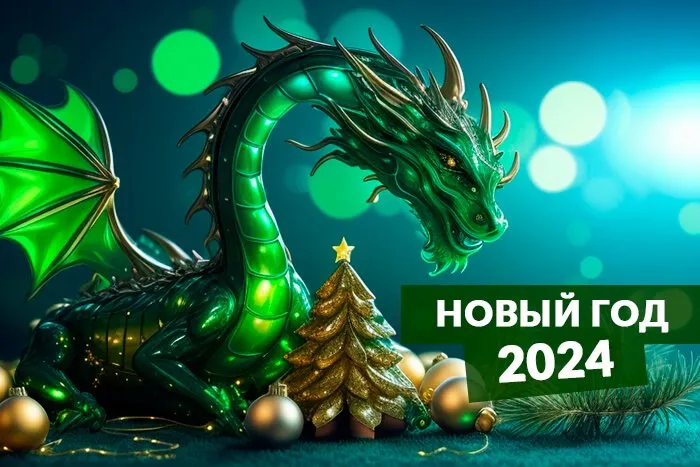 Новый год 2024. Красивые открытки с Новым годом 2024